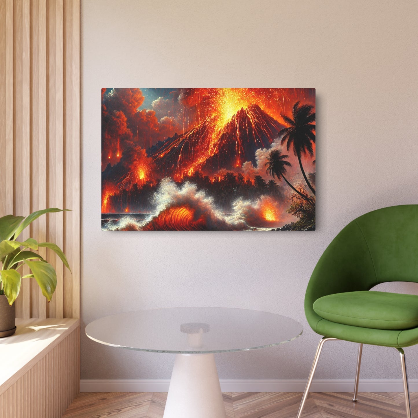 Eruption of Fury Metal Art