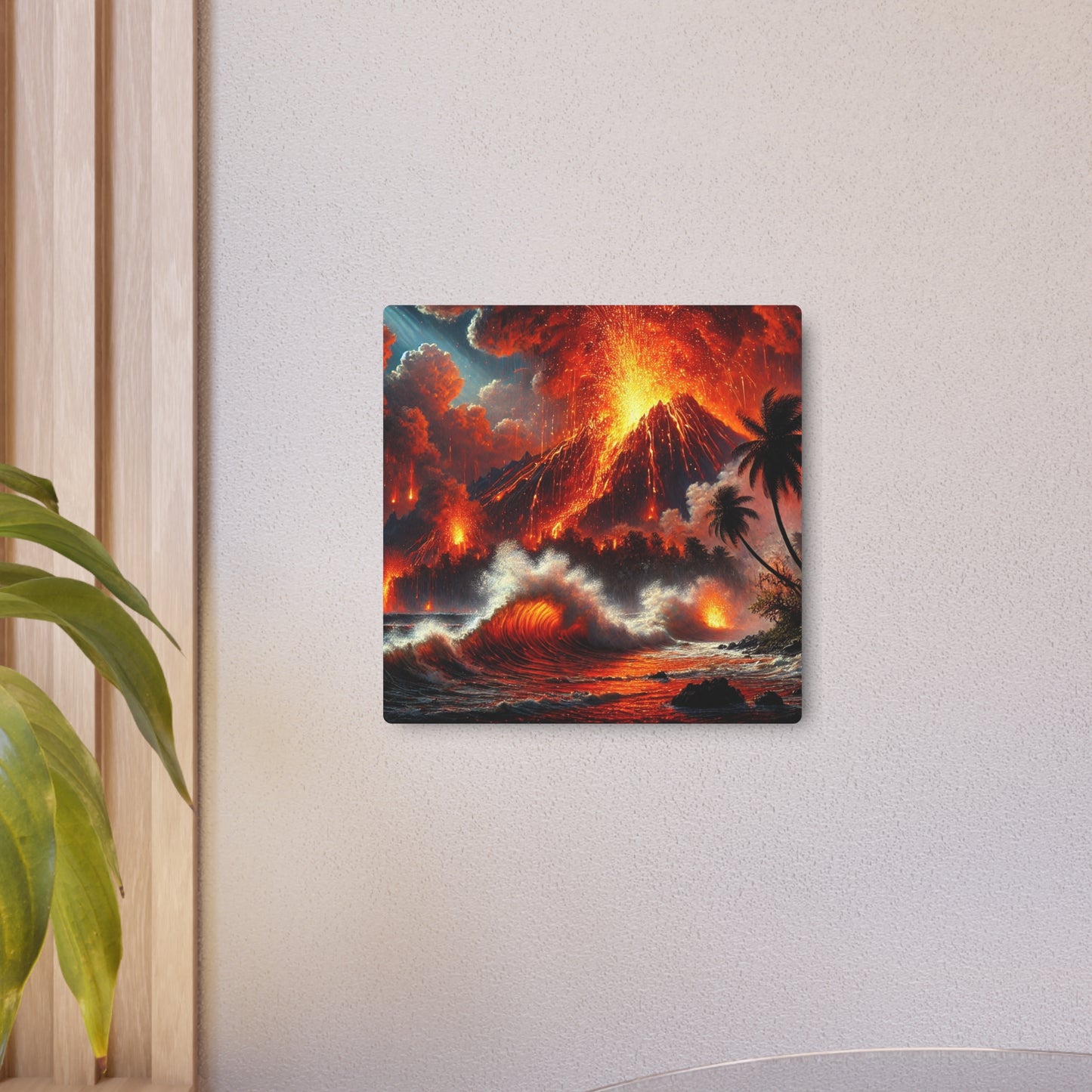 Eruption of Fury Metal Art