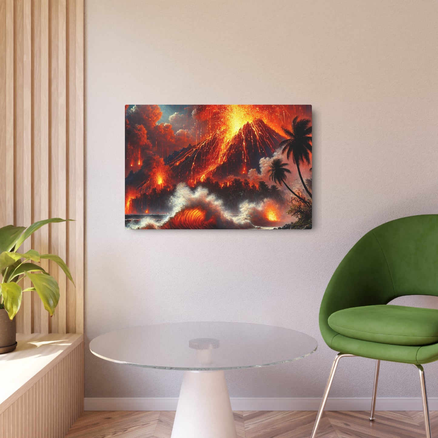 Eruption of Fury Metal Art